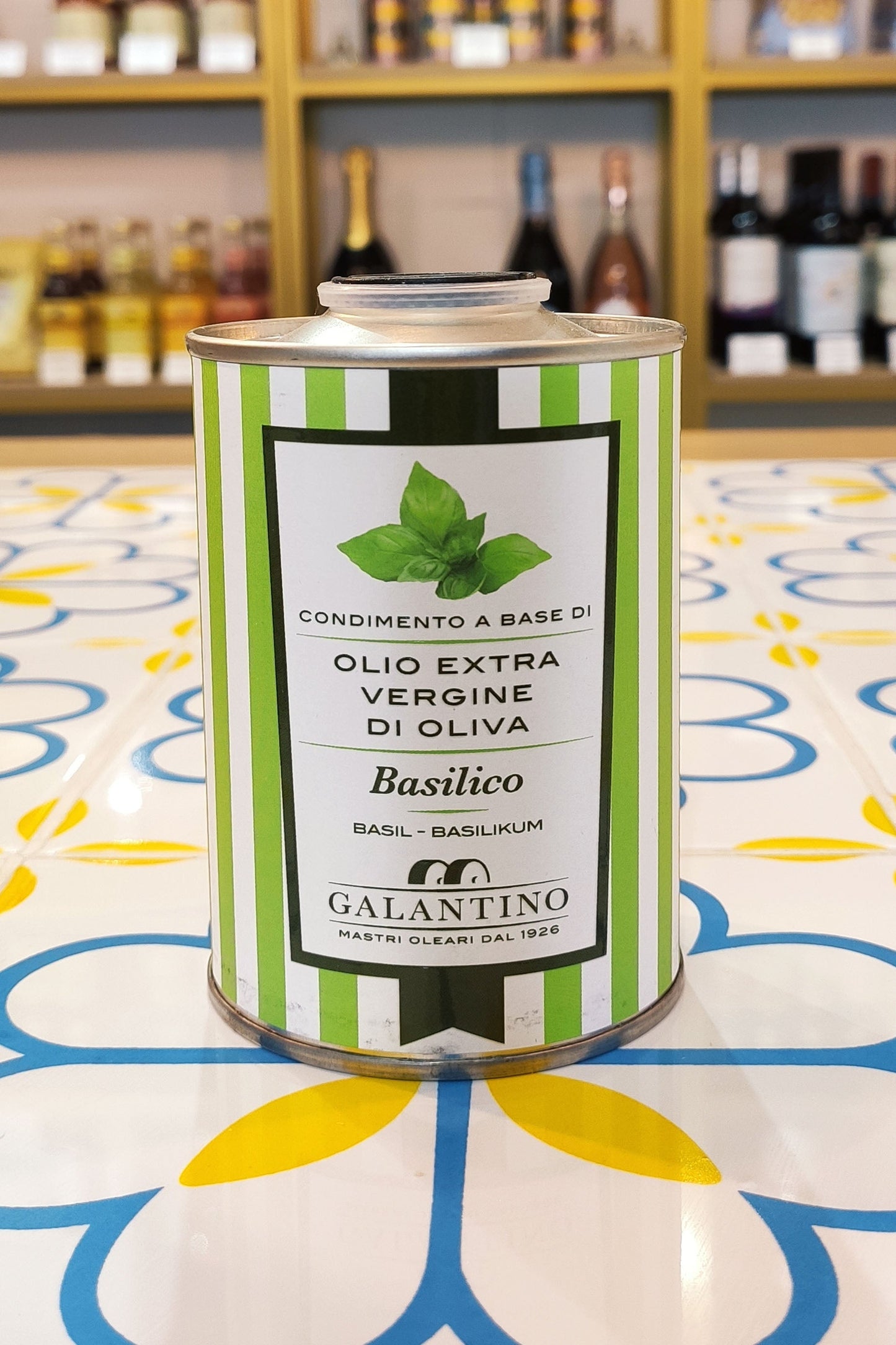 Aceite de Oliva Virgen Extra y Albahaca