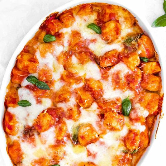 Gnocchi Sorrentina: Delicia Napolitana con Mozzarella y Salsa de Tomate