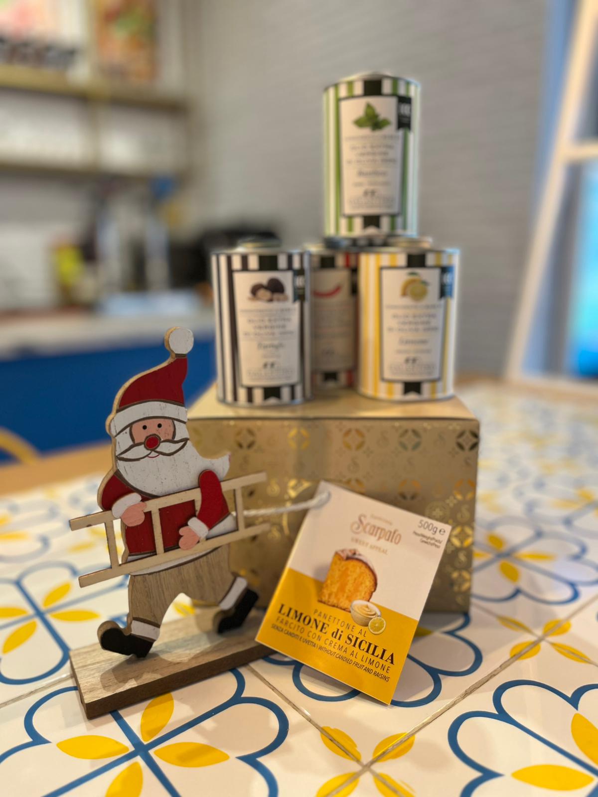 Pack Degustación Gourmet Italiano: Aceites + Panettone de Limón